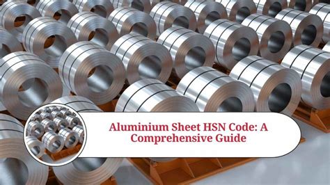 sheet metal fabrication hsn code